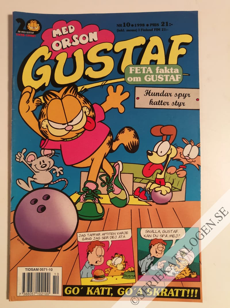 Framsida på Gustaf #10 (1998)