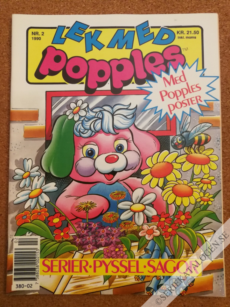 Framsida på Lek med Popples #2 (1990)