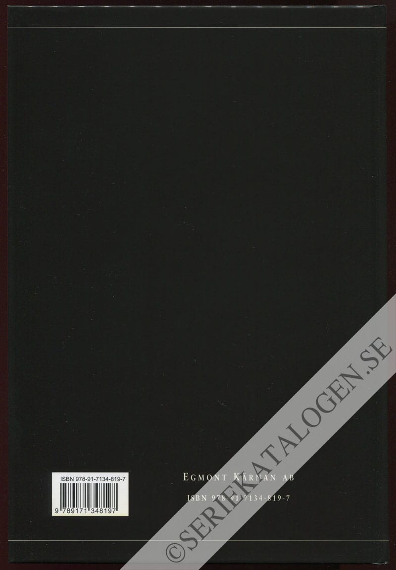 Baksida utan skyddsomslag (2008)