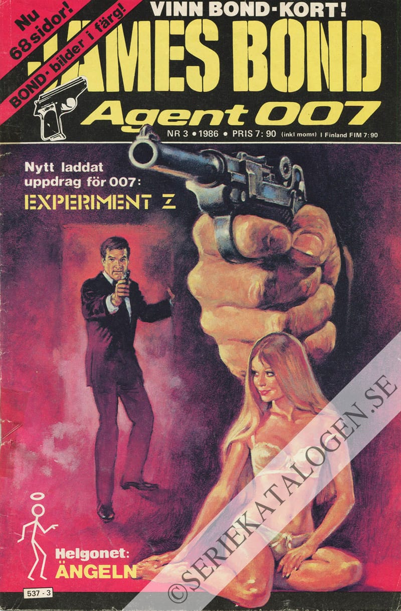Framsida på James Bond agent 007 #3 (1986)