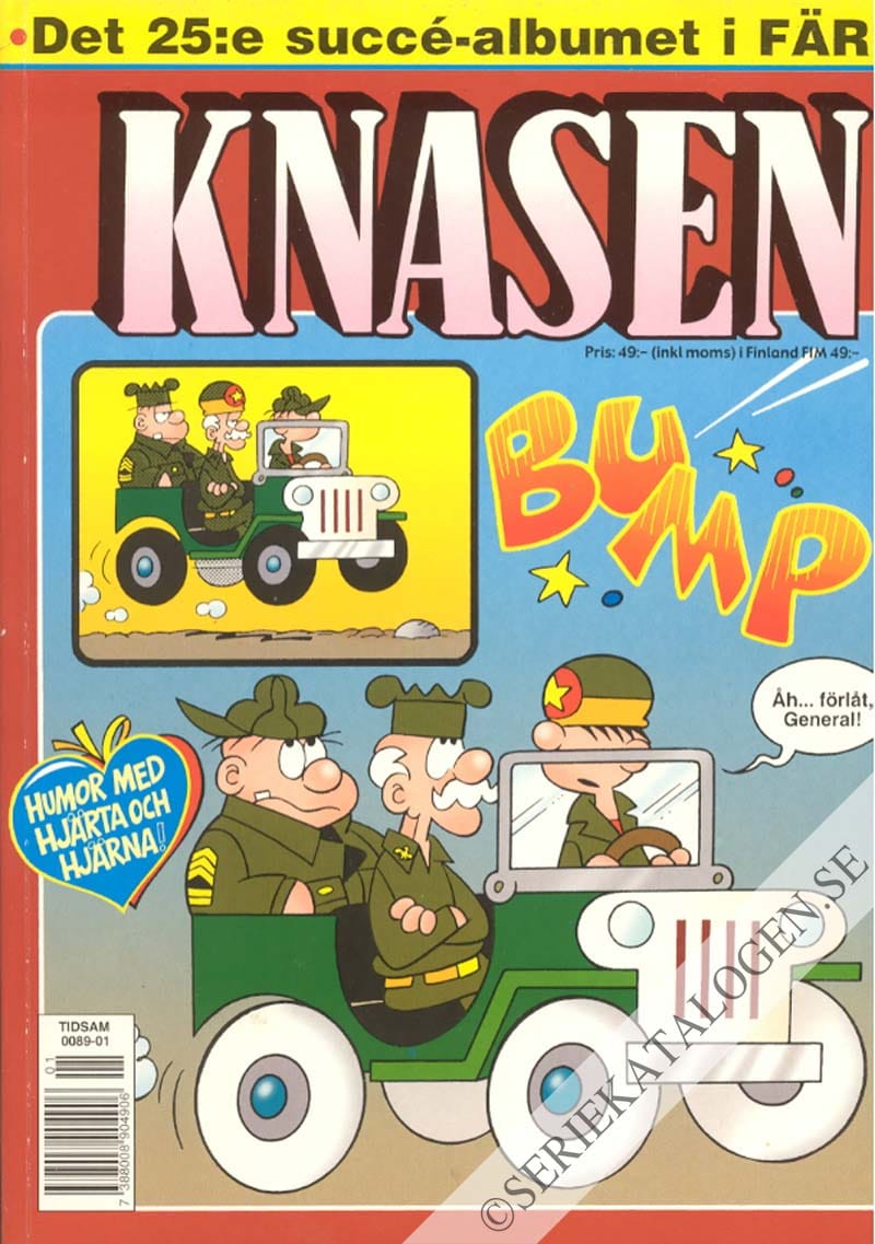 Framsida på Knasen Det 25:e succéalbumet i färg (2001)