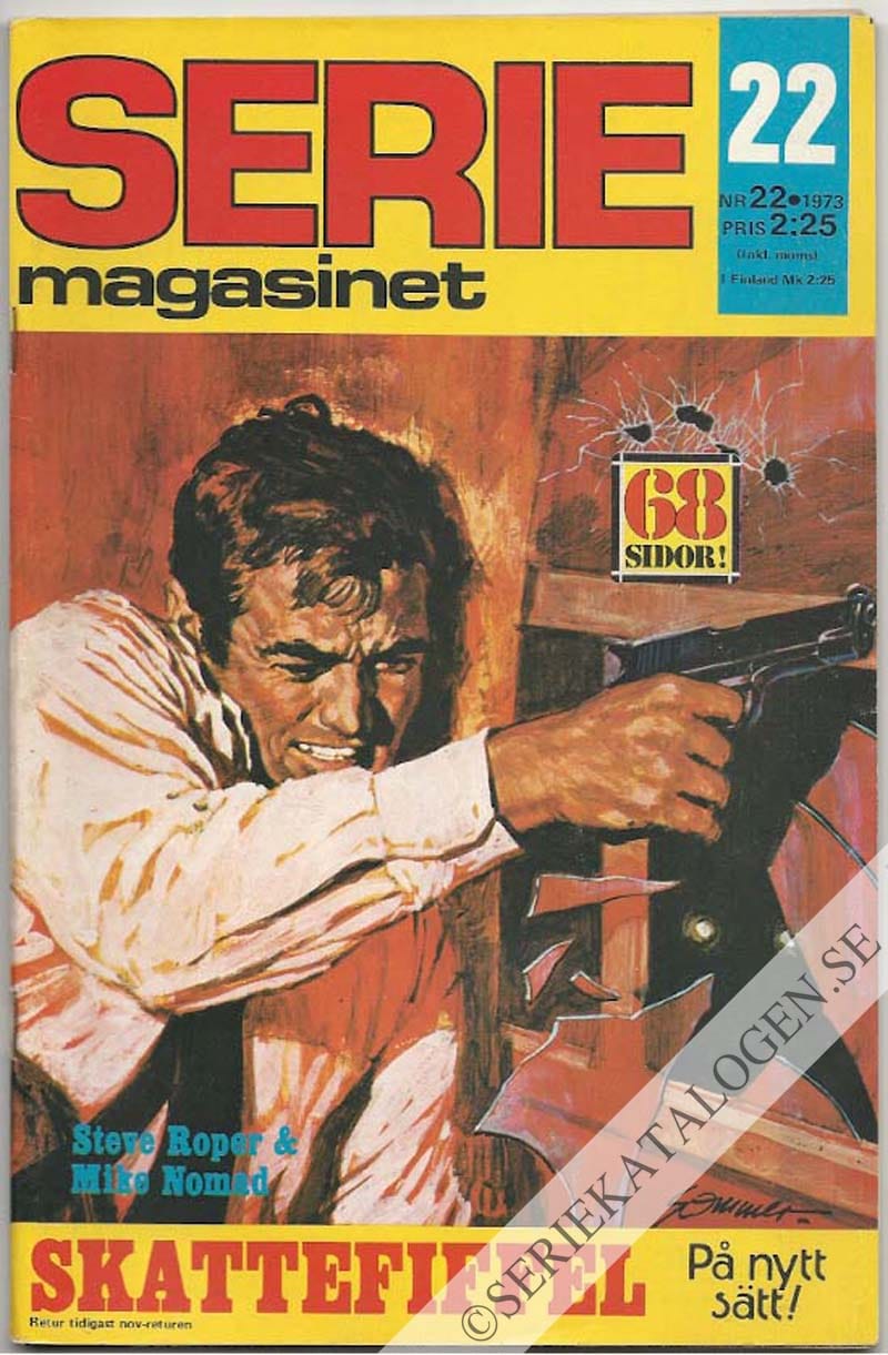 Framsida på Seriemagasinet #22 (1973)