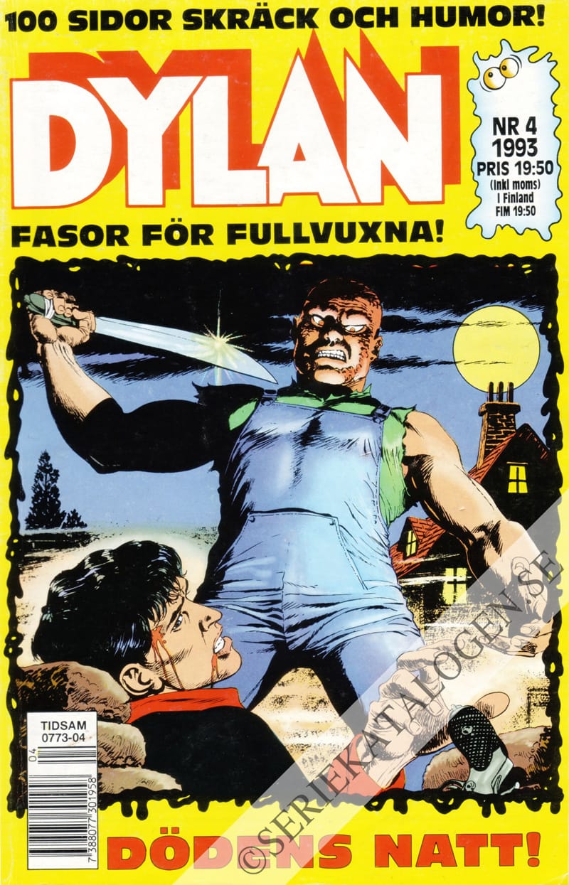 Framsida på Dylan #4 (1993)