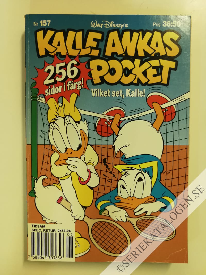 Framsida på Kalle Ankas pocket #157 - Vilket set, Kalle! (1993)