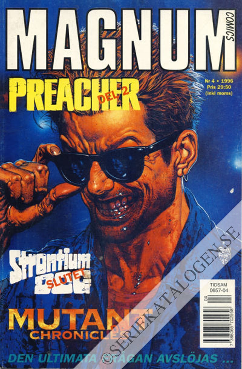 Framsida på Magnum comics #4 (1996)