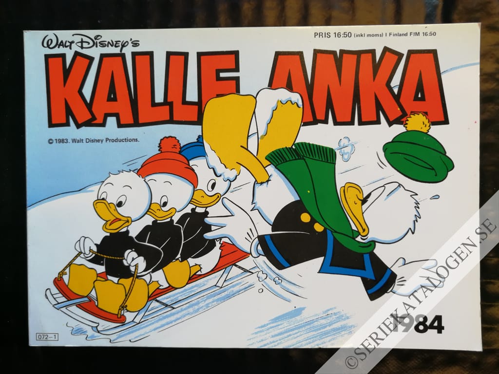 Framsida på Kalle Ankas julbok # (1983)