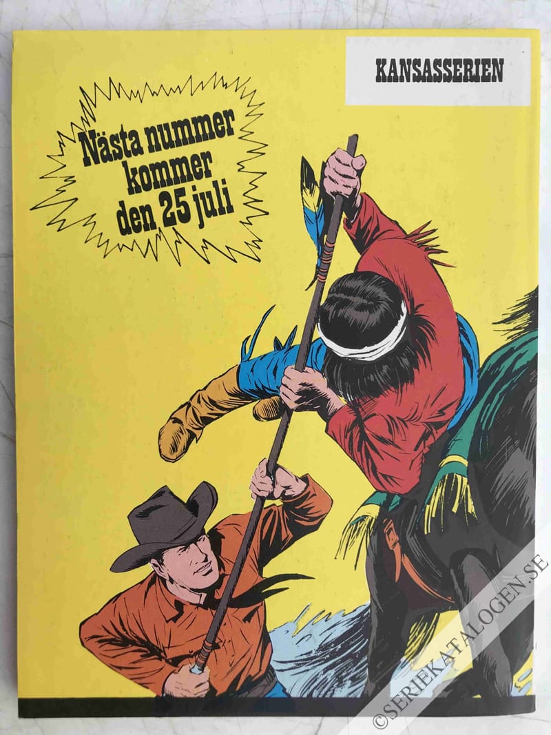 Baksida på Tex Willer och mördarligan (1975)