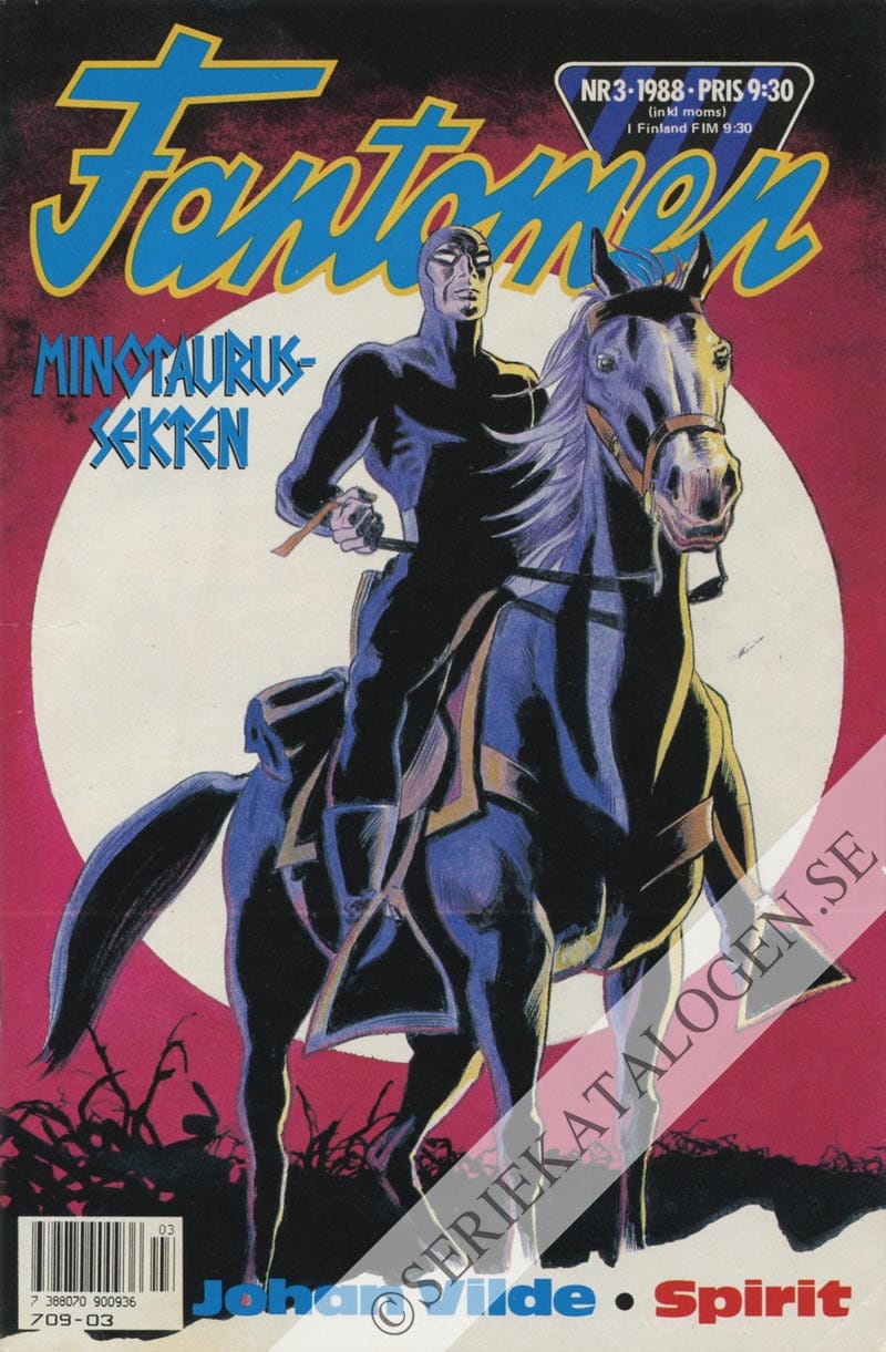 Framsida på Fantomen #3 (1988)