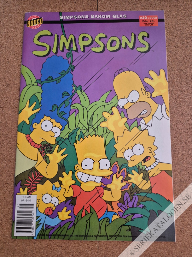 Framsida på Simpsons #10 (2002)