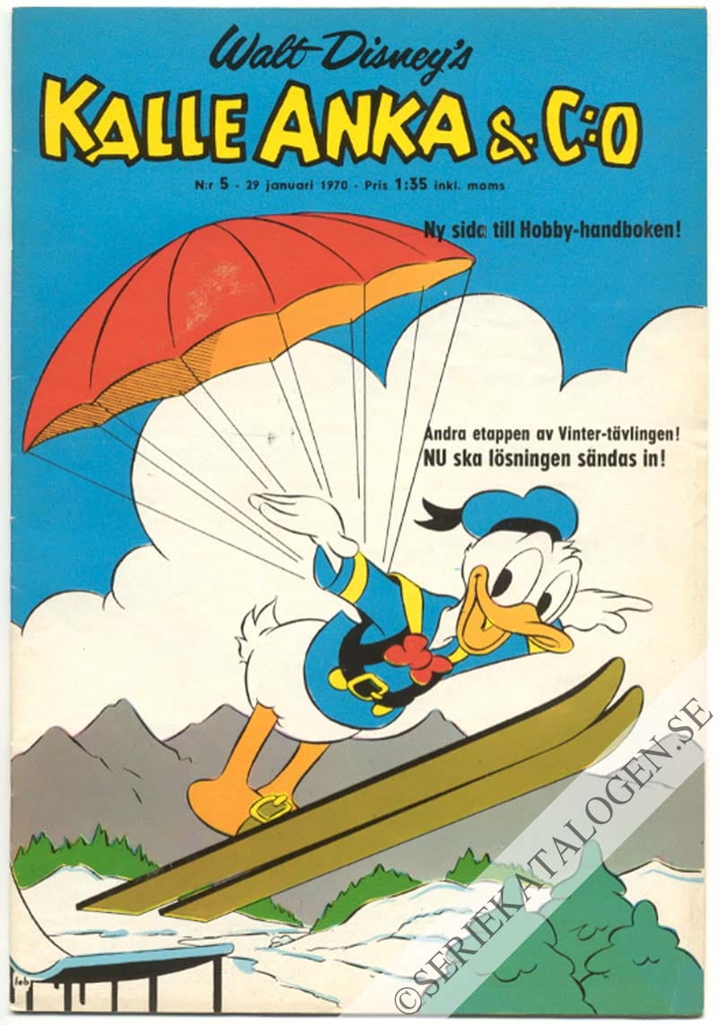 Framsida på Kalle Anka & C:o #5 (1970)