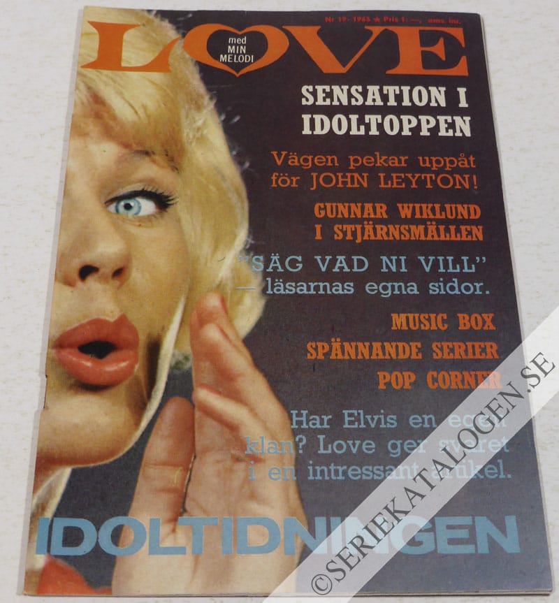 Framsida på Love! #19 (1963)