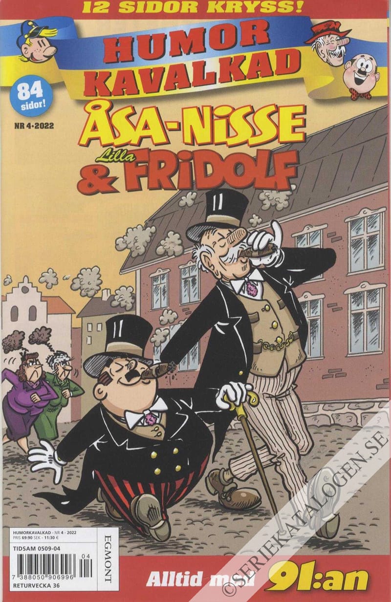 Framsida på Humorkavalkad #4 (2022)