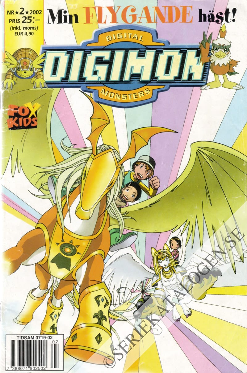 Framsida på Digimon - digital monsters Min flygande häst! (2002)