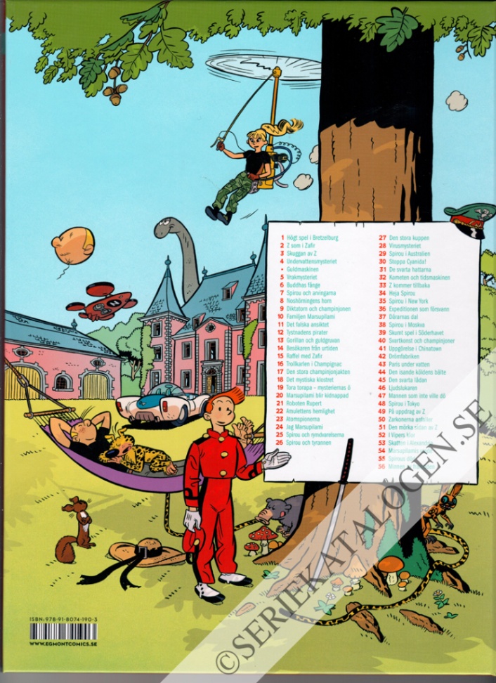Baksida på Minnen av framtiden (2024)