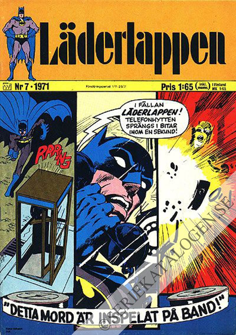 Framsida på Läderlappen och Robin #7 (1971)