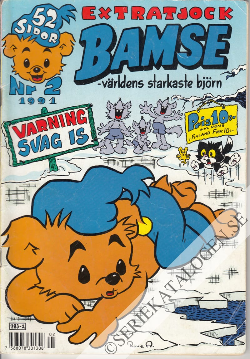 Framsida på Bamse #2 (1991)