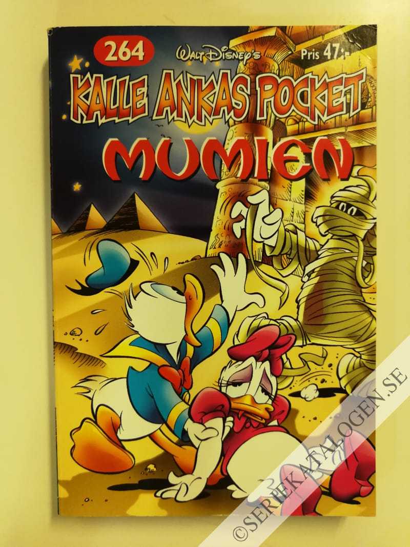 Framsida på Kalle Ankas pocket #264 - Mumien (2001)