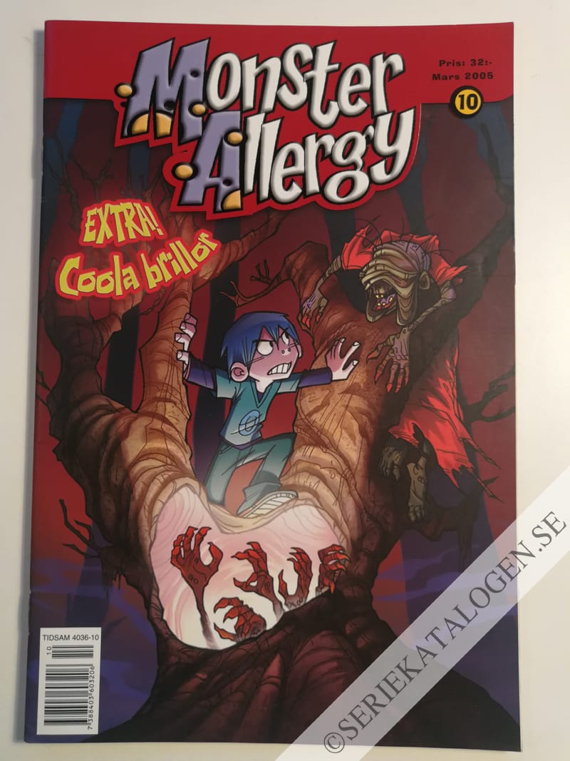 Framsida på Monster Allergy #10 (2005)