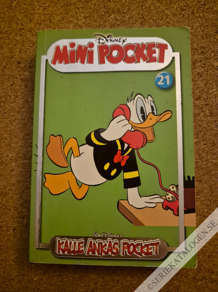 Framsida på Kalle Ankas Mini Pocket #21 (2008)