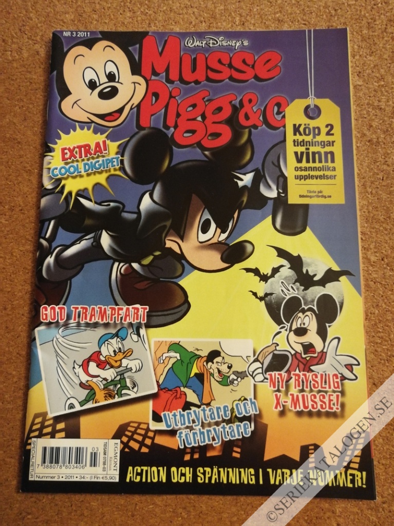Framsida på Musse Pigg & C:o #3 (2011)