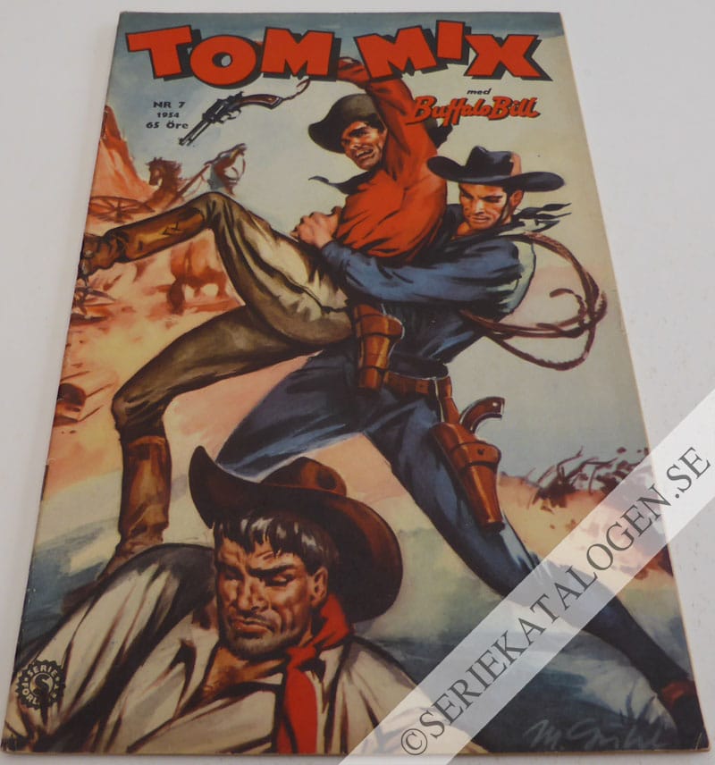 Framsida på Tom Mix #7 (1954)