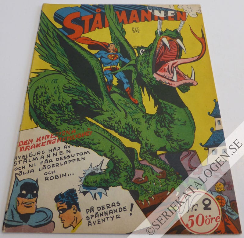 Framsida på Stålmannen #2 (1949)
