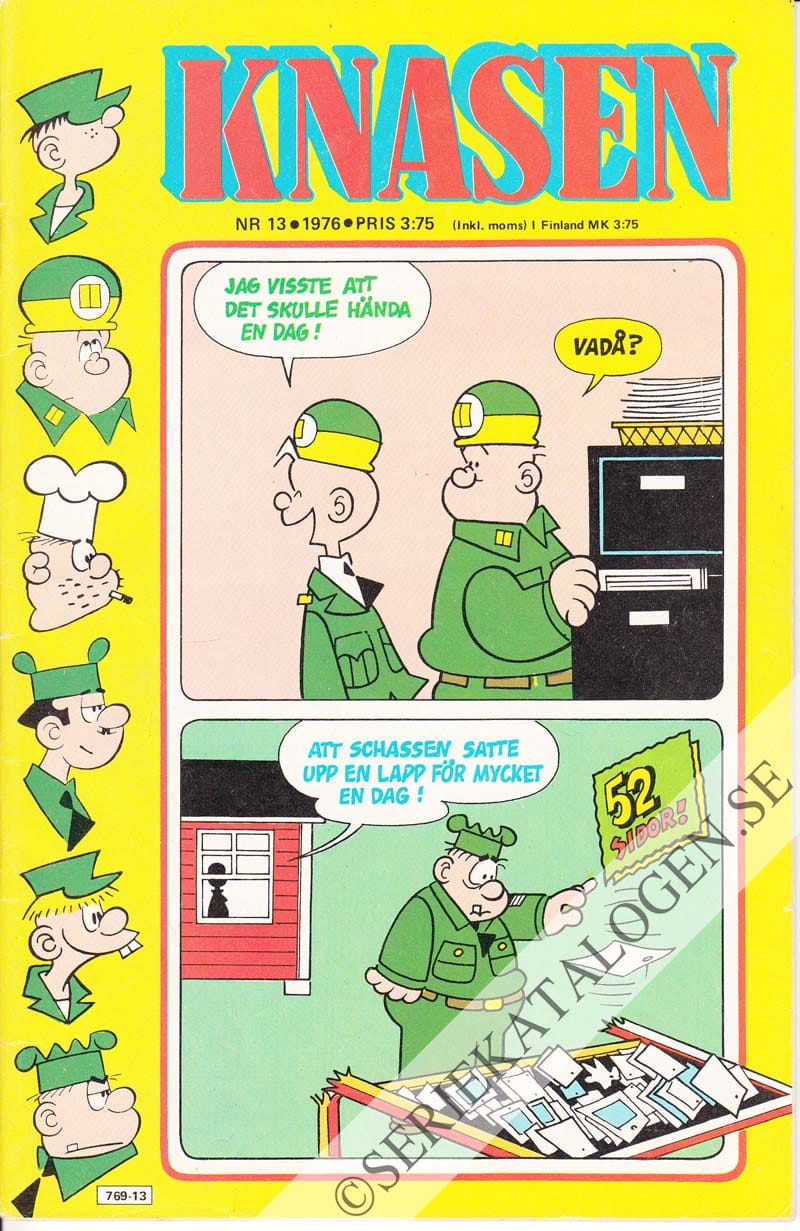 Framsida på Knasen #13 (1976)