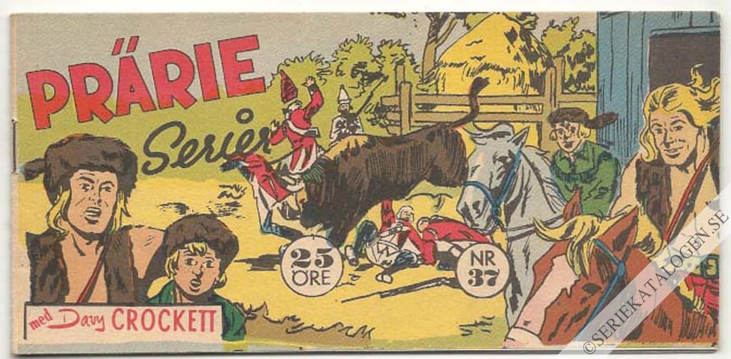 Framsida på Prärie-serier #37 (1958)