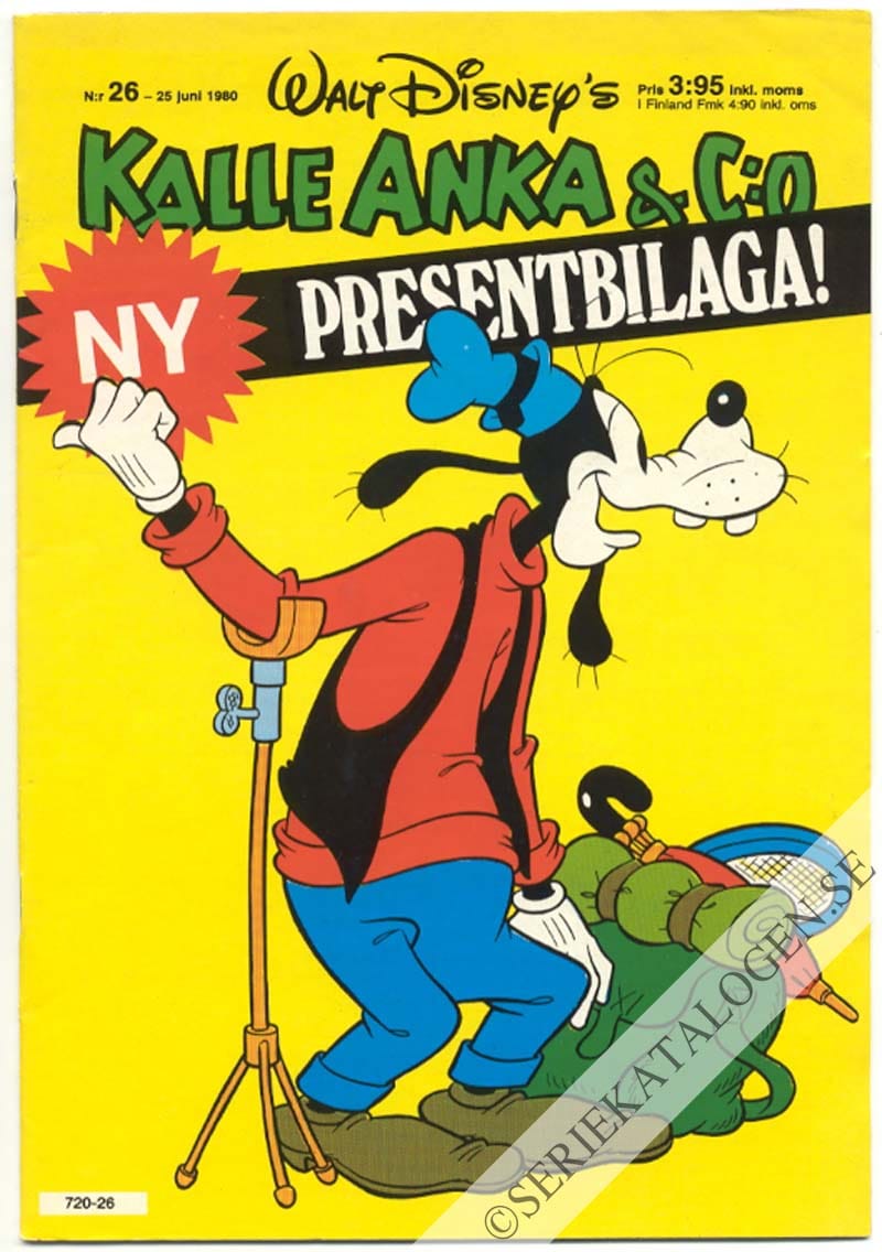 Framsida på Kalle Anka & C:o #26 (1980)