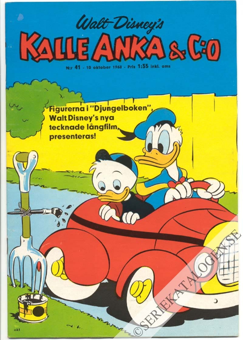 Framsida på Kalle Anka & C:o #41 (1968)