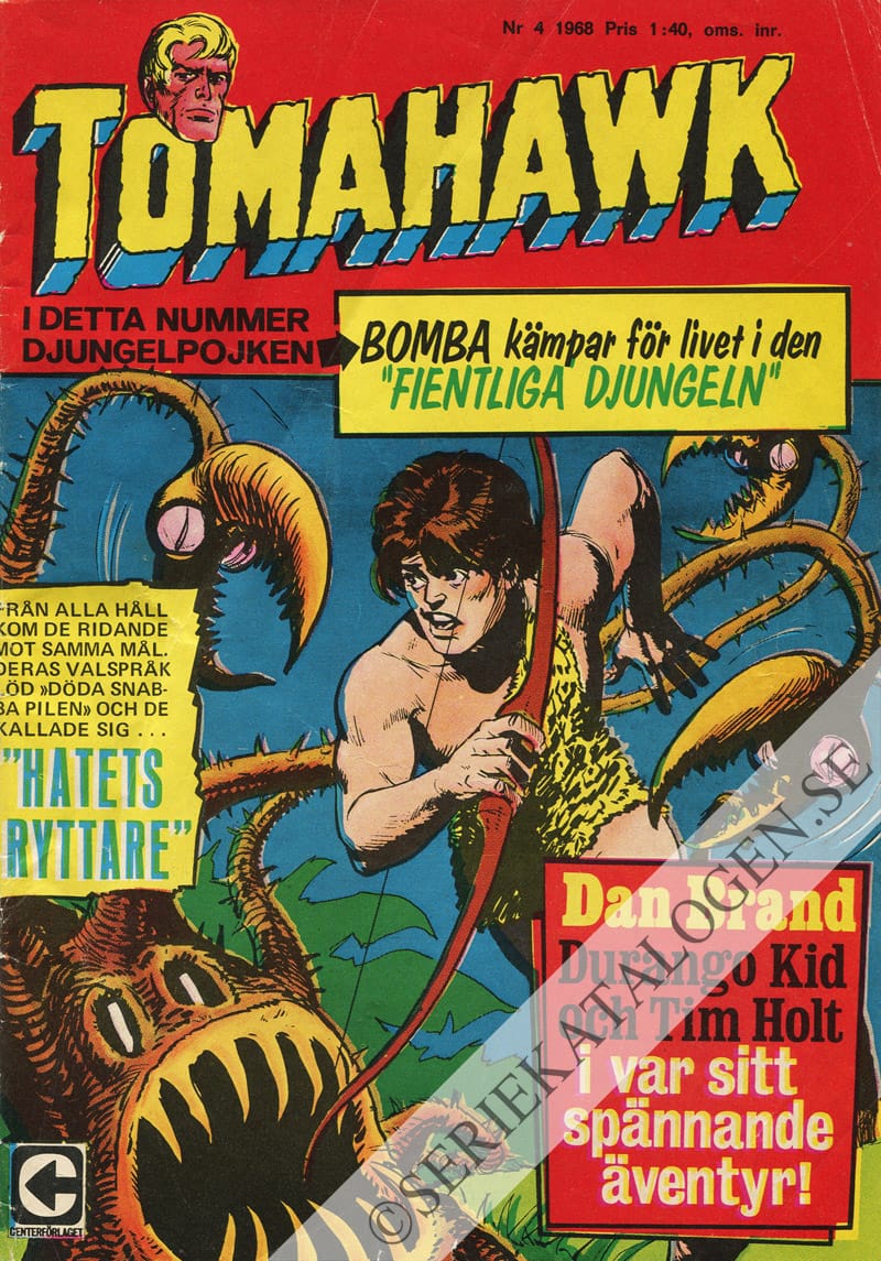 Framsida på Tomahawk #4 (1968)