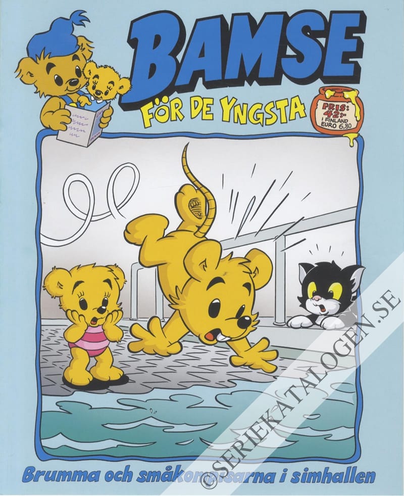 Framsida på Bamse för de yngsta #3 - Brumma och småkompisarna i simhallen (2023)