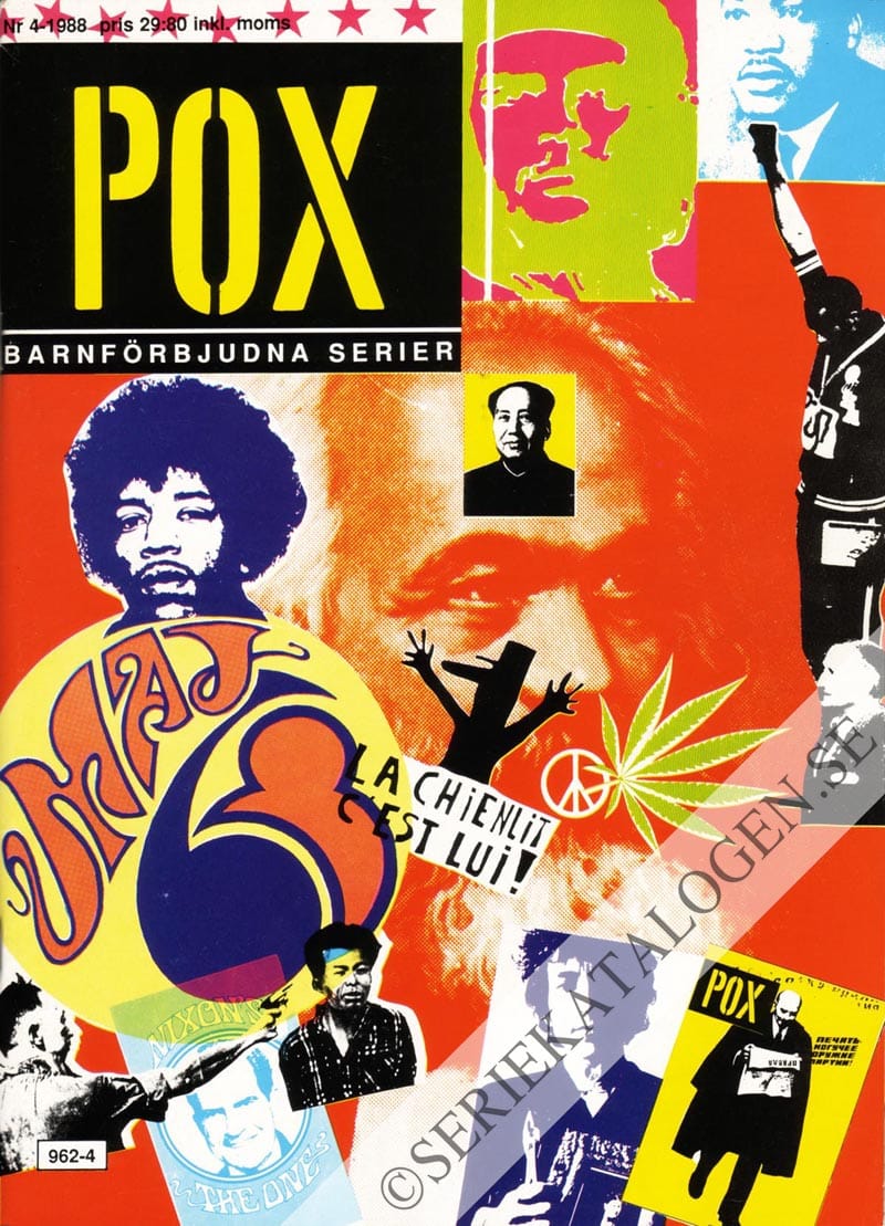 Framsida på Pox #4 (1988)