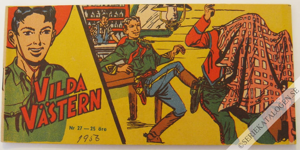 Framsida på Vilda Västern #27 (1956)
