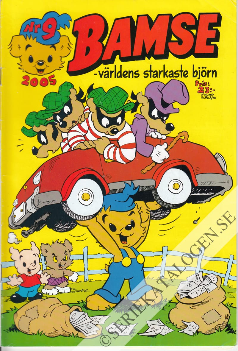 Framsida på Bamse #9 (2005)