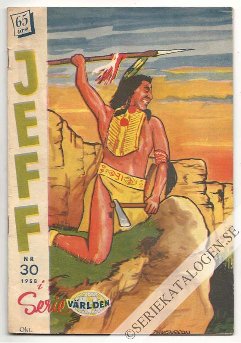 Framsida på Serievärlden #30 (1958)