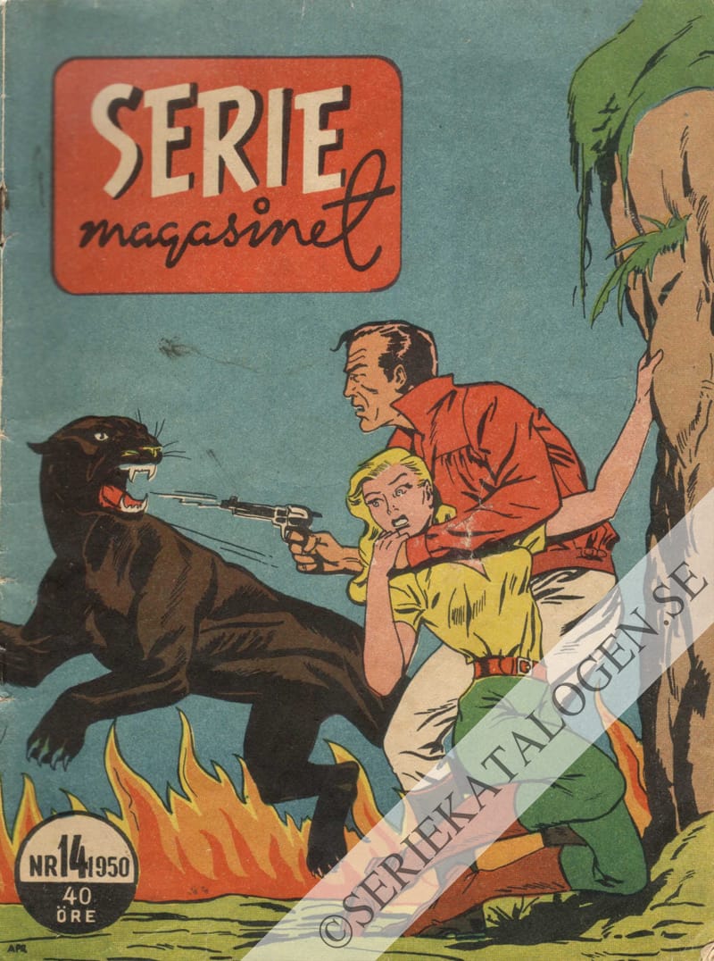 Framsida på Seriemagasinet #14 (1950)