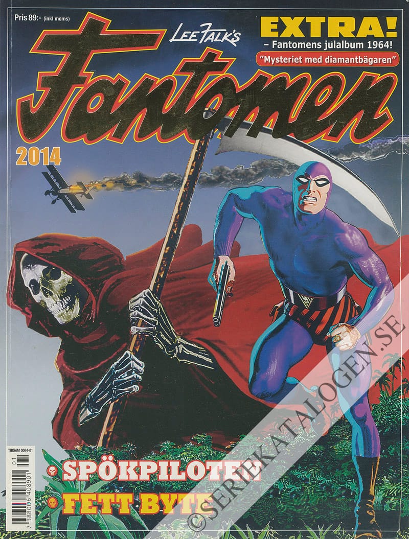 Framsida på Fantomen Spökpiloten - Fett byte (2014)