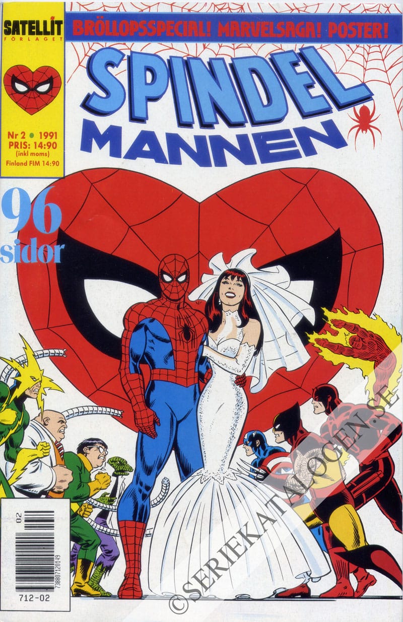 Framsida på Spindelmannen #2 (1991)
