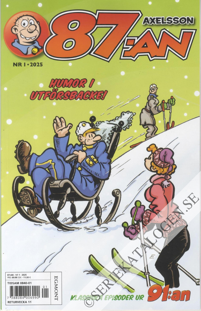 Framsida på 87:an Axelsson #1 (2025)