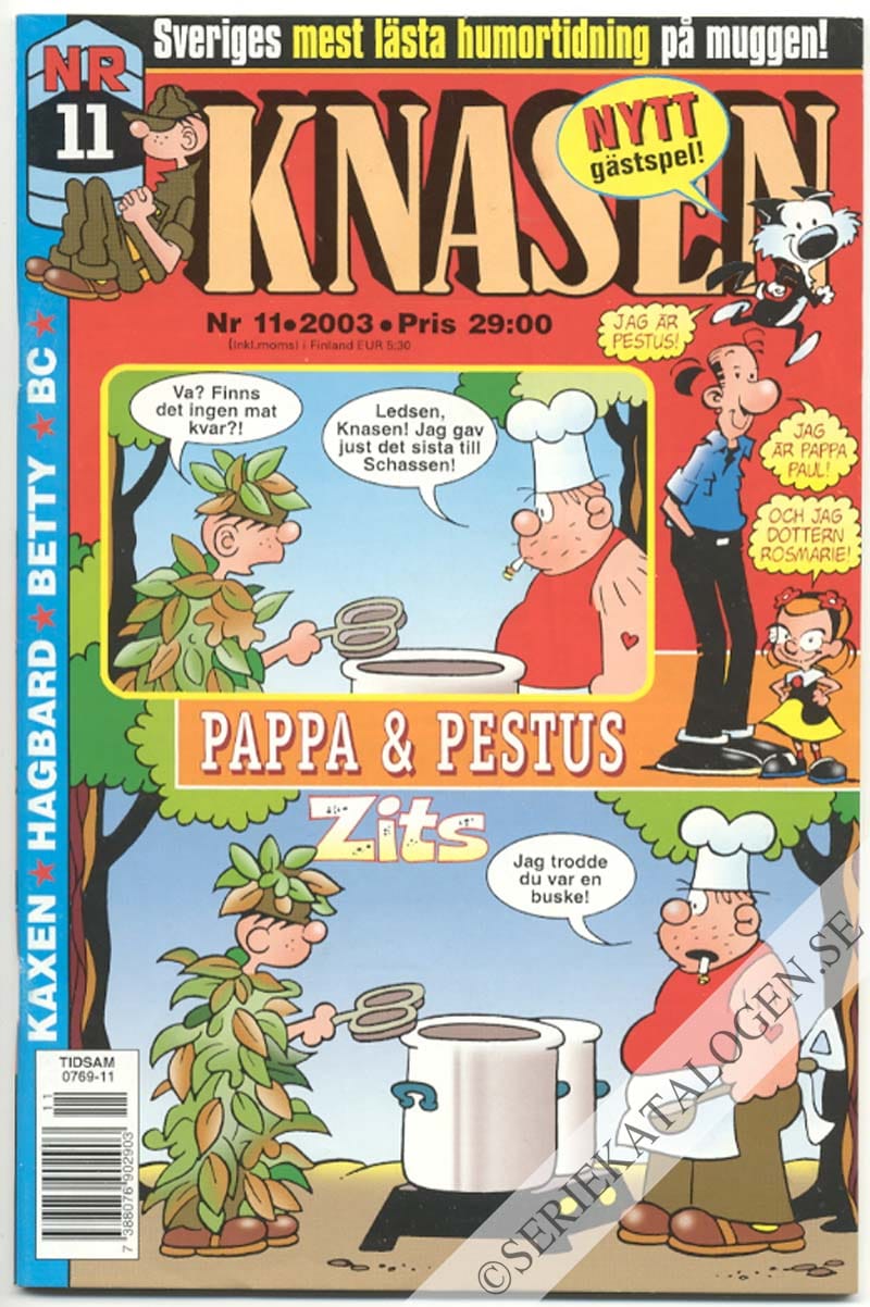 Framsida på Knasen #11 (2003)