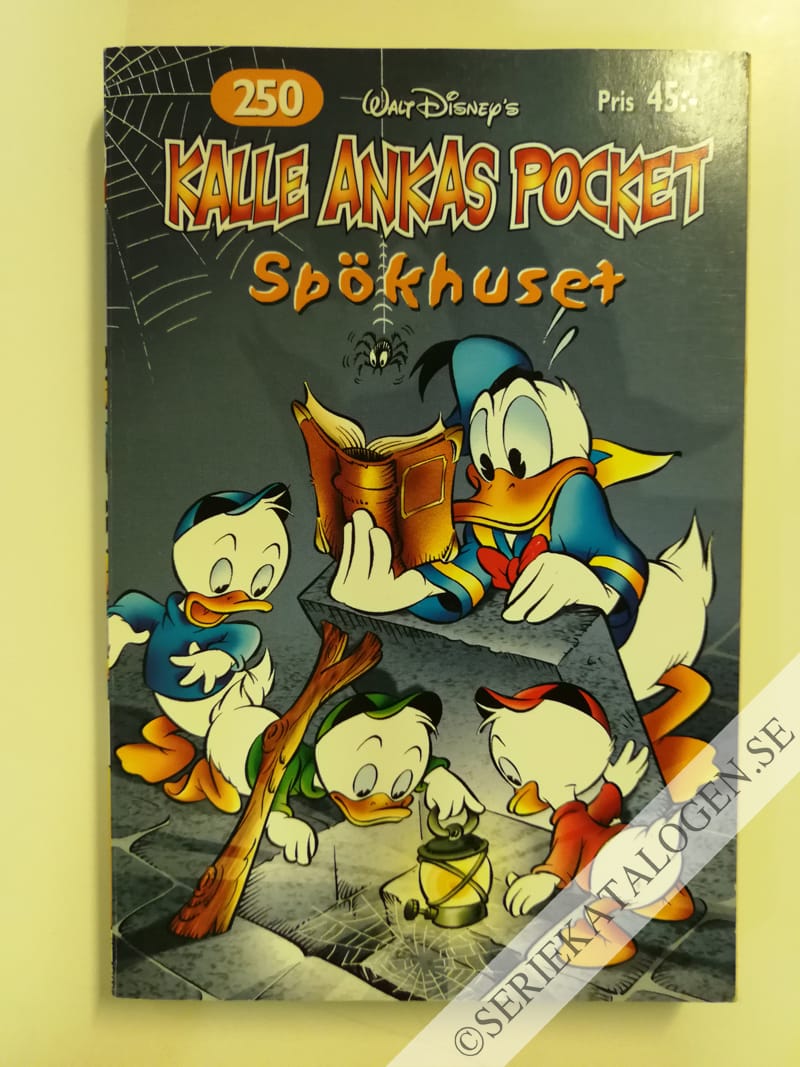 Framsida på Kalle Ankas pocket #250 - Spökhuset (2000)