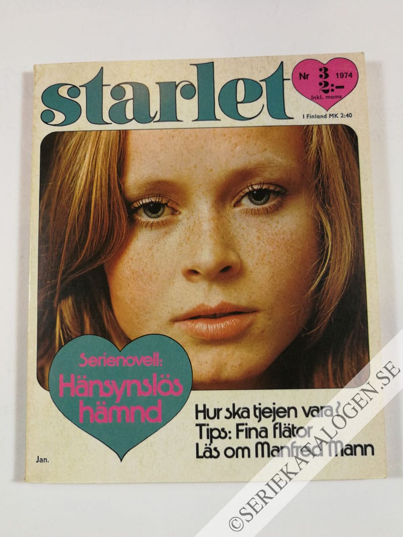 Framsida på Starlet #3 (1974)