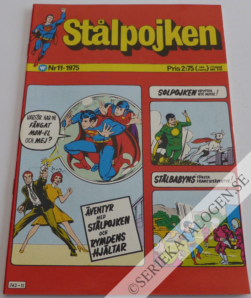 Framsida på Stålpojken #11 (1975)