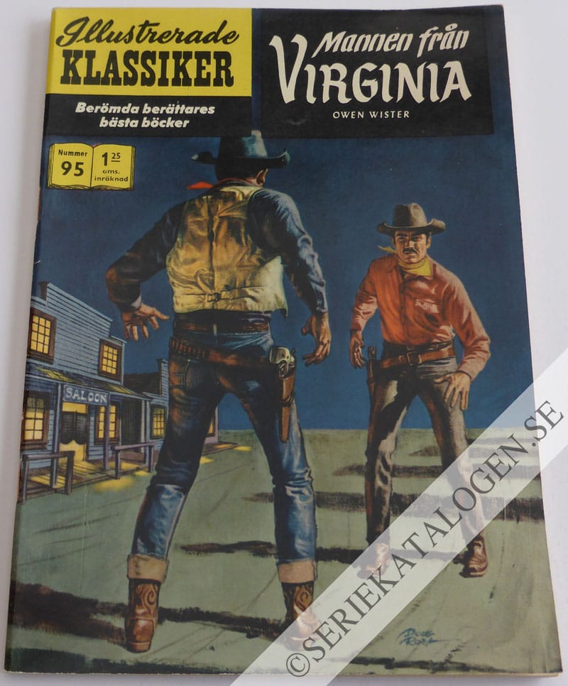 Framsida på Mannen från Virginia (1963)