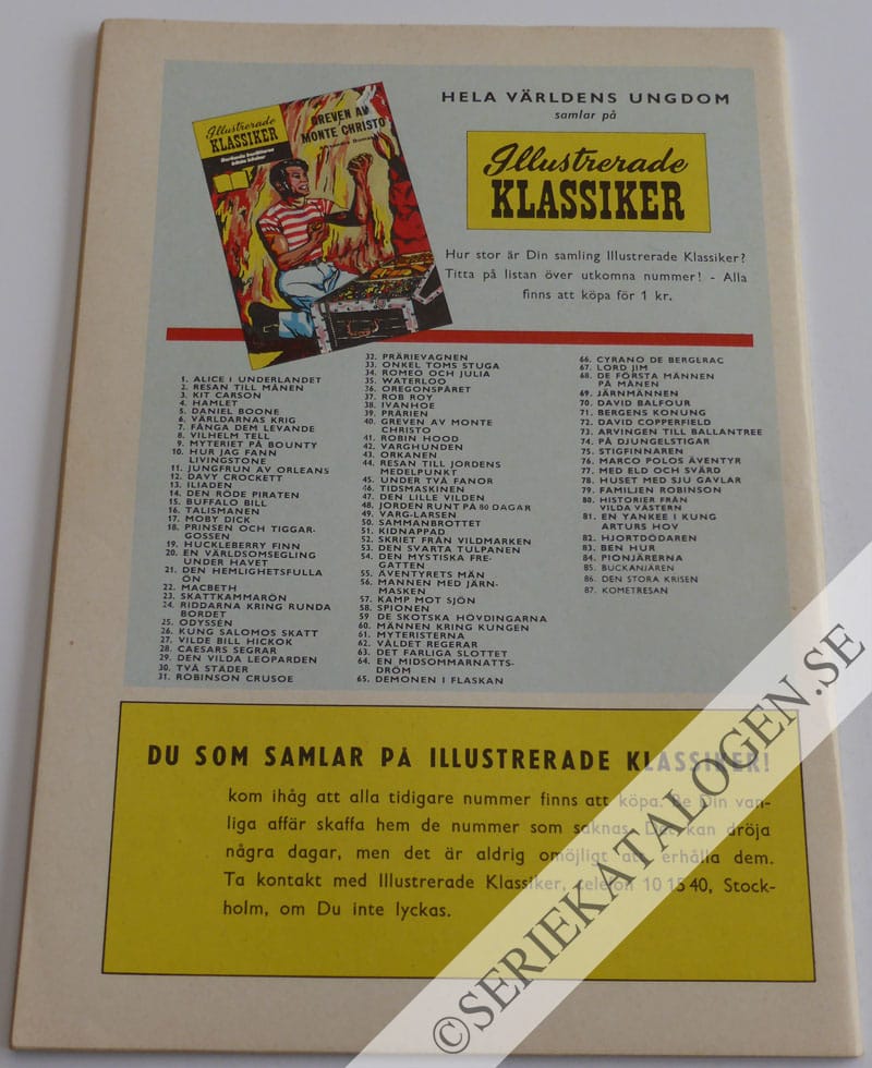 Baksida på Kometresan (1959)