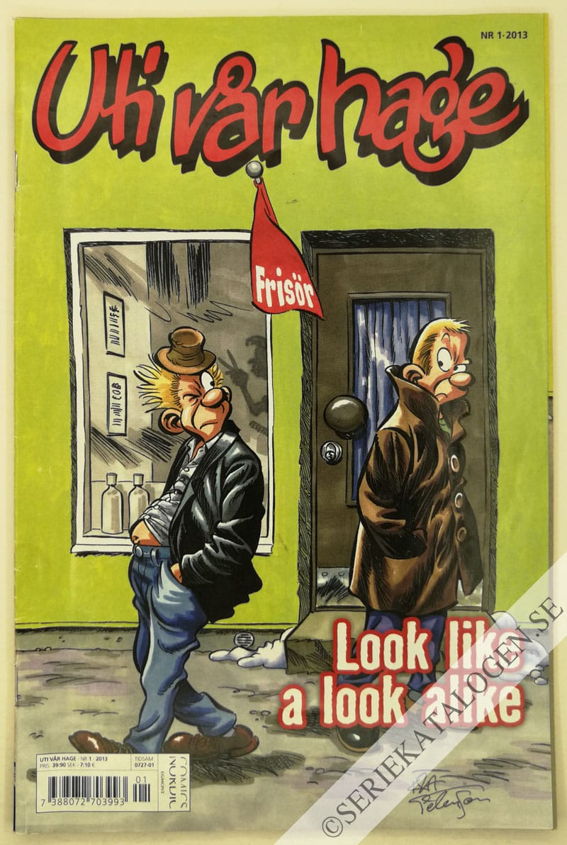Framsida på Uti vår hage #1 - Look like a look alike (2013)