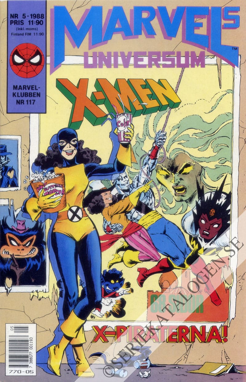 Framsida på Marvels universum X-Men (1988)