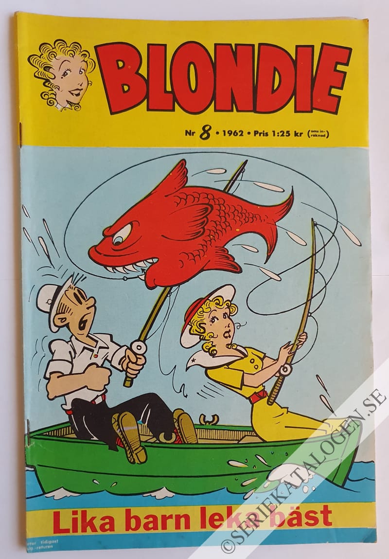 Framsida på Blondie #8 (1962)
