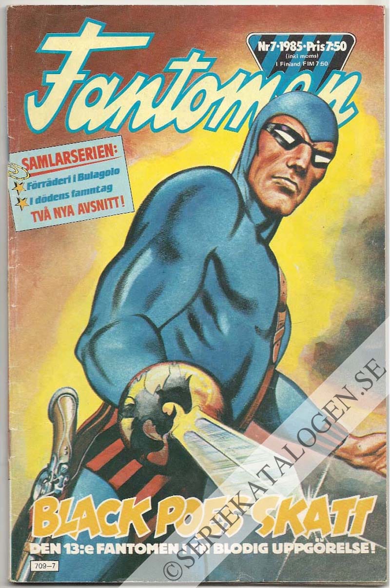 Framsida på Fantomen #7 (1985)